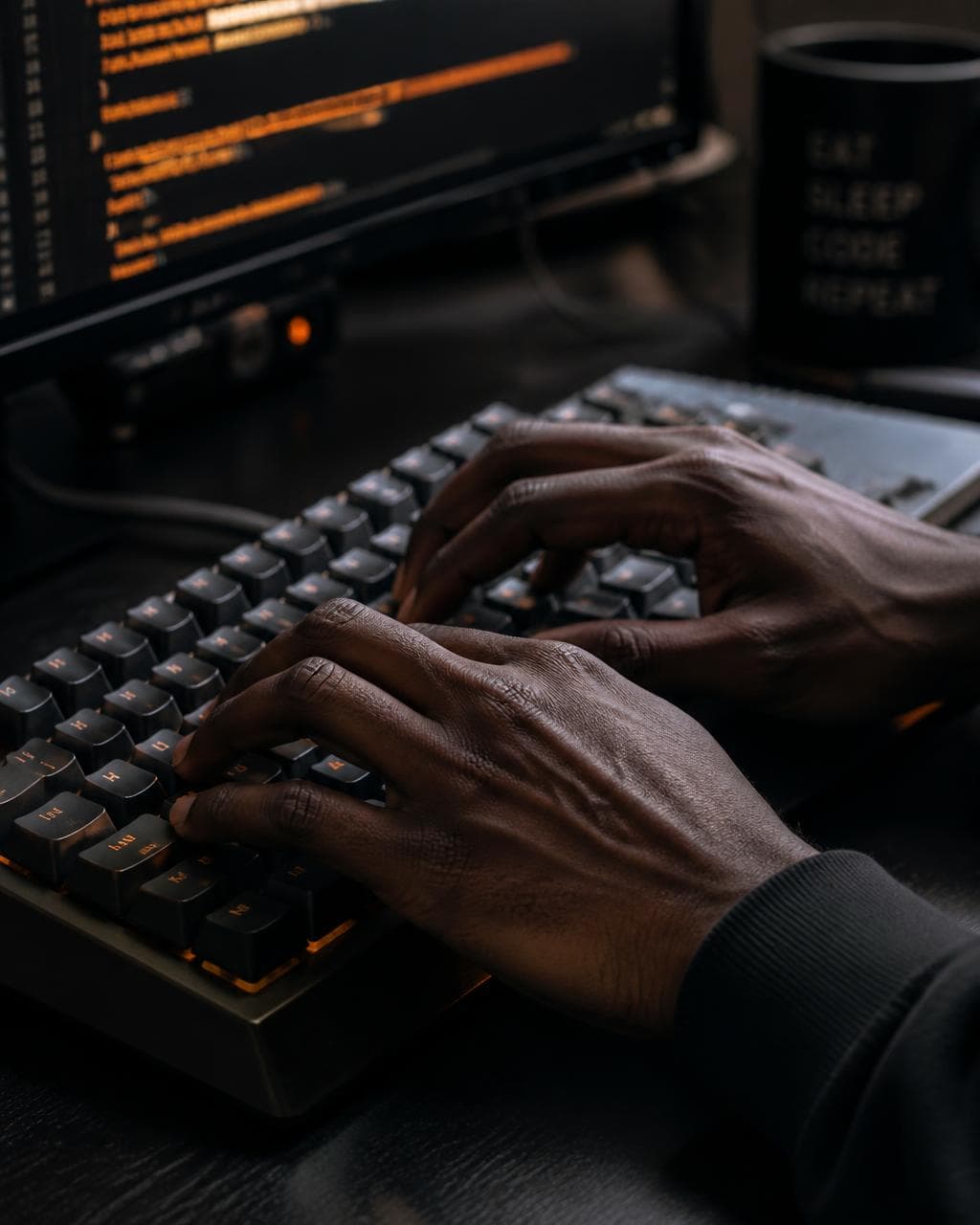 Tilka Technologies engineer writing code